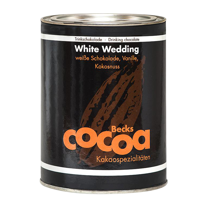 BecksCocoa White Wedding – Weiße Trinkschokolade mit Kokos & Vanille
