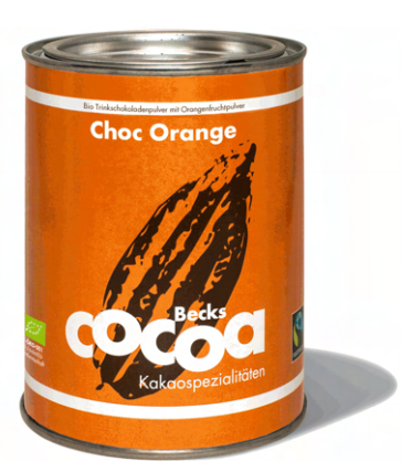 Orange Bio Kakao - A Choc Orange - Becks Cocoa 250g