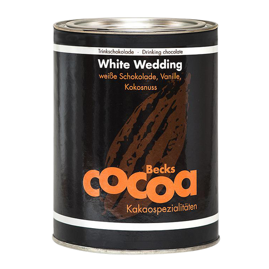 BecksCocoa White Wedding – Weiße Trinkschokolade mit Kokos & Vanille