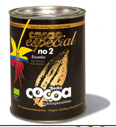 BecksCocoa cacao especial No 2 – 55% Edelkakao aus Ecuador – 250 g