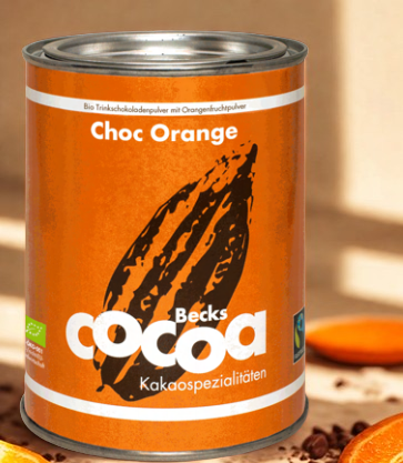 Orange Bio Kakao - A Choc Orange - Becks Cocoa 250g