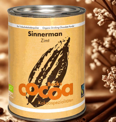 Bio Trinkschokolade Zimt Sinnerman - Becks Cocoa - 250g